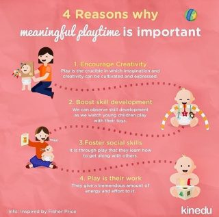 Play, play, play! 💕👧🏽👶🏼👦🏻 Great visual by @kinedu 👏🏻