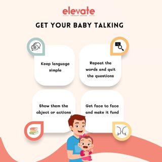 Some pointers for communicating with your baby and getting them to talk... 👶🏻⁠
⁠
⭐️Keep Language Simple Avoid using long sentences with difficult-to-understand words. By keeping language simple, we help them develop their understanding of words, which encourages them to use the words.⁠
⁠
⭐️Repeat words and Quit Questions - Give your child constant exposure to words by repeating them. Avoid questions because they are too difficult for children to understand, and instead focus on commenting.⁠
⁠
⭐️Showing them the object or action will help to develop their understanding by providing a visual representation. They can then apply the word to something concrete.⁠
⁠
⭐️Face each other and have fun!! Face-to-face interaction allows your child to see how your mouth moves for speech sounds and increases engagement. Make it exciting by using an exciting tone of voice and actions to capture their attention.⁠
⁠
Try these strategies on your baby and see how it goes. Please contact us if you have any concerns or questions. 😊🙌🏻⁠
⁠
🌐elevatetherapycenter.com⁠
.⁠
.⁠
.⁠
.⁠
#speechpathology #slp #speechtherapy #slpeeps #speechlanguagepathology #speechtherapist #slplife #speech #speechies #speechlanguagepathologist #slpsofinstagram #speechpathologist #instaslp #autism #speechie #schoolslp #occupationaltherapy #elavatetherapycenter #earlyintervention #speechandlanguagetherapy #therapy #slpa #dysphagia #speechdelay #autismawareness #speechpath #articulation #specialeducation #speechlanguagetherapy #languagedevelopment⁠