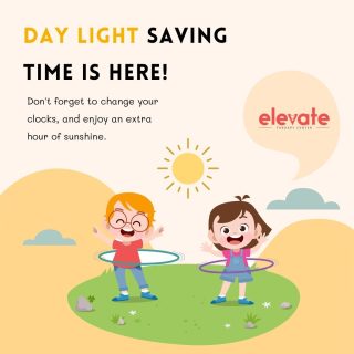 Spring is almost here, which means tomorrow it’s time to set those clocks ahead an hour and “spring forward” to days with a bit more sunshine. 😄☀️😎⁠
⁠
Unfortunately, we all have to lose an hour of sleep before we can enjoy this springtime transition. 💤🙌🏻⁠
.⁠
.⁠
.⁠
🌐elevatetherapycenter.com⁠
.⁠
.⁠
.⁠
.⁠
#speechpathology #slp #speechtherapy #slpeeps #speechlanguagepathology #speechtherapist #slplife #speech #speechies #speechlanguagepathologist #slpsofinstagram #speechpathologist #instaslp #autism #speechie #schoolslp #occupationaltherapy #elavatetherapycenter #earlyintervention #speechandlanguagetherapy #therapy #slpa #dysphagia #speechdelay #autismawareness #speechpath #articulation #specialeducation #speechlanguagetherapy #languagedevelopment⁠