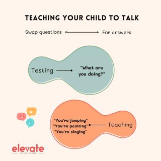 A great tip for promoting language development is to use comments instead of questions.⁠
⁠
This takes away any pressure which can put children off using language and provides a great opportunity to teach language! 🙌🏻👏🏻⁠
.⁠
.⁠
.⁠
.⁠
🌐elevatetherapycenter.com⁠
.⁠
.⁠
.⁠
.⁠
#speechpathology #slp #speechtherapy #slpeeps #speechlanguagepathology #speechtherapist #slplife #speech #speechies #speechlanguagepathologist #slpsofinstagram #speechpathologist #instaslp #autism #speechie #schoolslp #occupationaltherapy #elavatetherapycenter #earlyintervention #speechandlanguagetherapy #therapy #slpa #dysphagia  #speechdelay #autismawareness #speechpath #articulation #specialeducation #speechlanguagetherapy #languagedevelopment ⁠